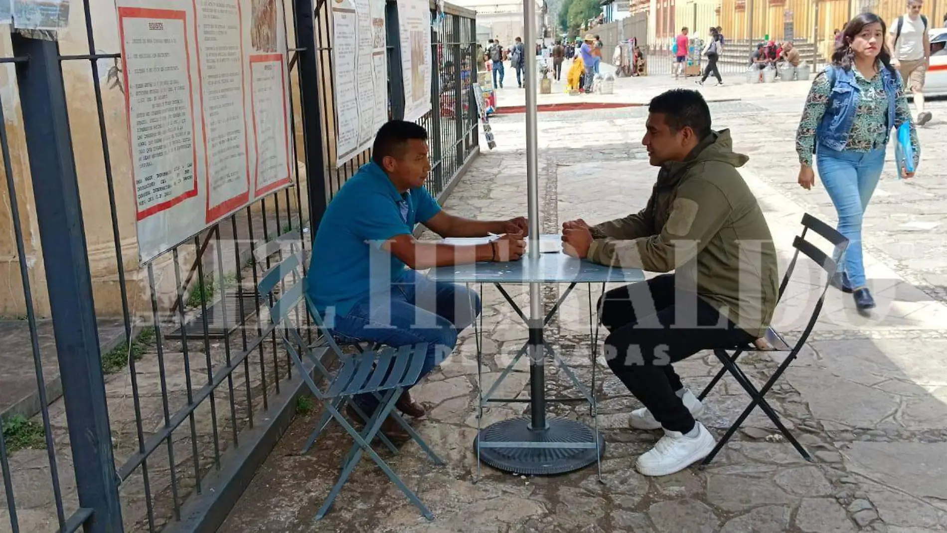 reclutan a jóvenes en San Cristobal